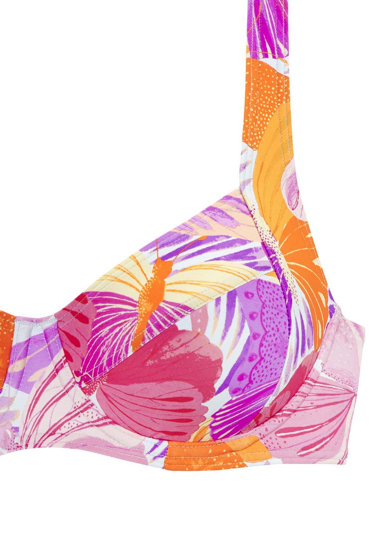 sunseeker sunseeker B&uuml;gel-Bikini-Top Bikini Oberteil Damen - lila-orange - 3 | SportScheck