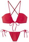 Buffalo Triangel-Bikini Bikini Set Damen - neon rot