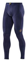 Skins S5 Long Tights Tights Herren - navy blue