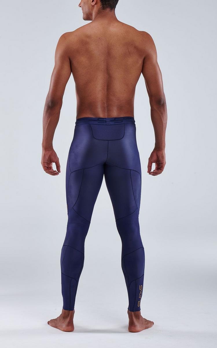 Skins Skins S5 Long Tights Tights Herren - navy blue - 5 | SportScheck
