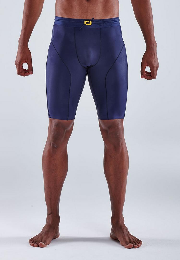 Skins Skins S5 Half tights Tights Herren - navy blue - 0 | SportScheck