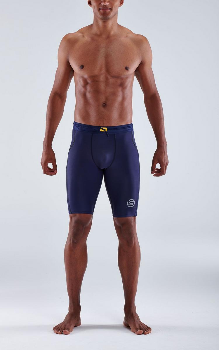 Skins Skins S3 Half tights Tights Herren - navy blue - 1 | SportScheck