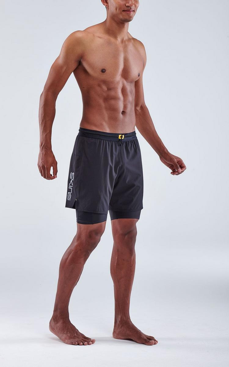 Skins Skins S3 Superpose Tights Herren - black - 4 | SportScheck