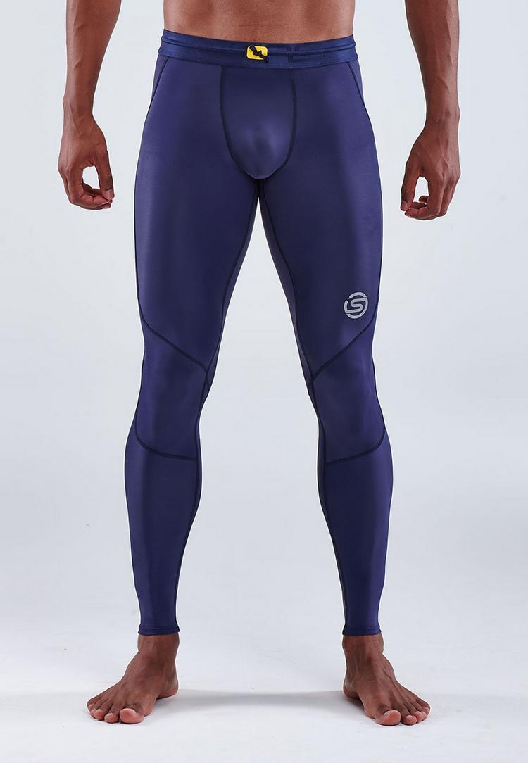 Skins Skins S3 Long Tights Tights Herren - navy blue - 0 | SportScheck