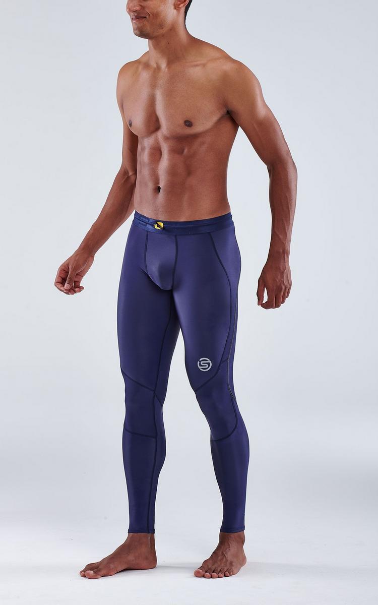 Skins Skins S3 Long Tights Tights Herren - navy blue - 3 | SportScheck