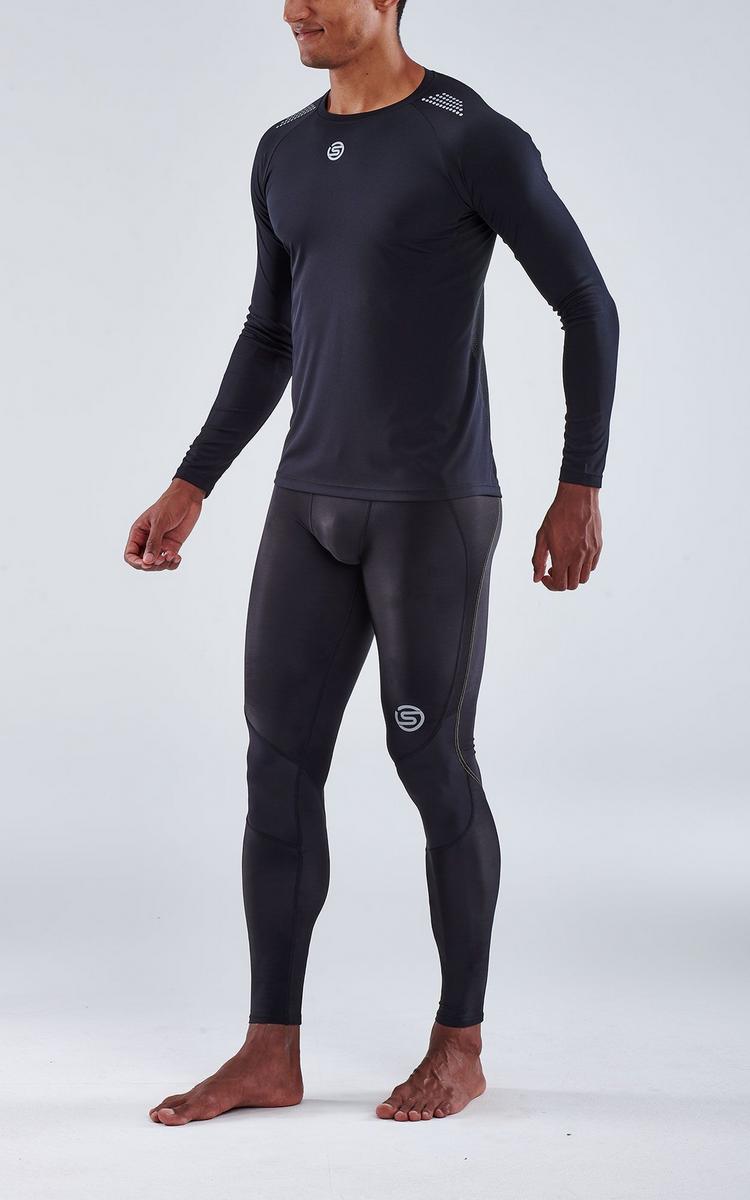 Skins Skins S3 Long Sleeve Top Funktionsshirt Herren - black - 1 | SportScheck