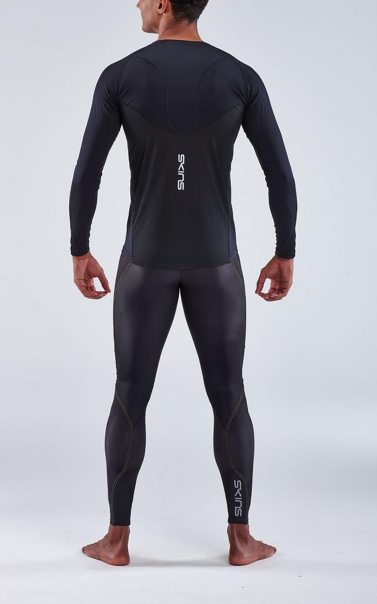 Skins Skins S3 Long Sleeve Top Funktionsshirt Herren - black - 4 | SportScheck