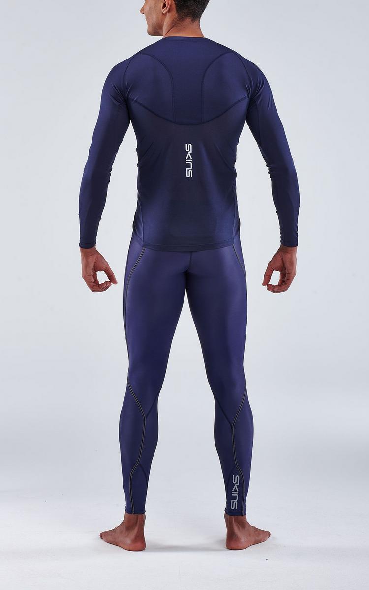 Skins Skins S3 Long Sleeve Top Funktionsshirt Herren - navy blue - 4 | SportScheck