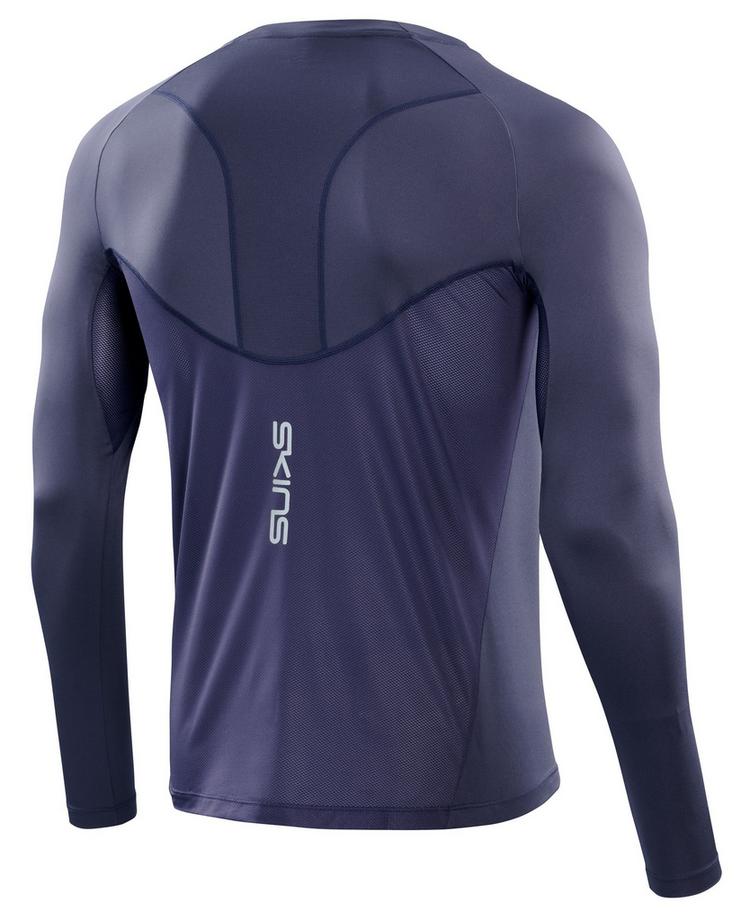 Skins Skins S3 Long Sleeve Top Funktionsshirt Herren - navy blue - 0 | SportScheck