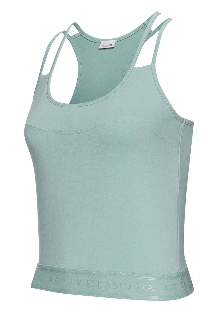 LASCANA Active LASCANA Active Crop-Top Croptop Damen - mintgr&uuml;n - 2 | SportScheck