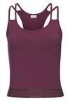 LASCANA Active Crop-Top Croptop Damen - dunkelrosa