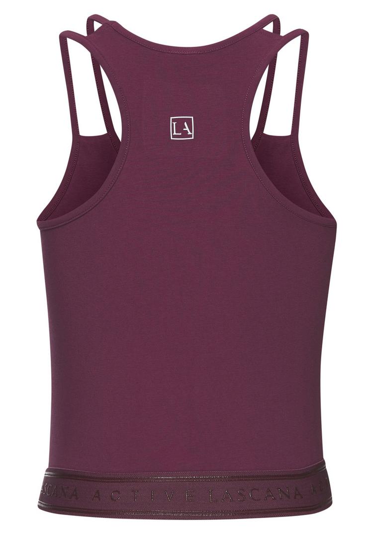 LASCANA Active LASCANA Active Crop-Top Croptop Damen - dunkelrosa - 0 | SportScheck