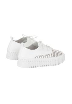 Rückansicht von Ilse Jacobsen TULIP4094 Freizeitschuhe Damen White White
