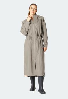 Rückansicht von Ilse Jacobsen LIGHTRAIN04 Windbreaker Damen Greige