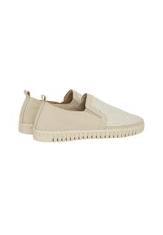 Rückansicht von Ilse Jacobsen TULIP143MEN Slipper Herren Kit Pearled Ivory