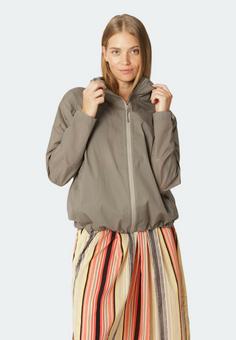 Rückansicht von Ilse Jacobsen LIGHTRAIN05 Windbreaker Damen Greige