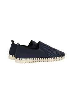 Rückansicht von Ilse Jacobsen TULIP143MEN Slipper Herren Dark Indigo Pearled Ivory