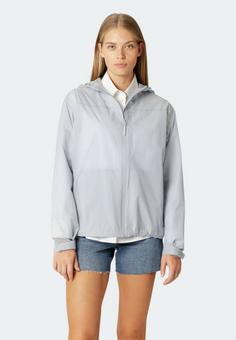Rückansicht von Ilse Jacobsen LIGHTRAIN05 Windbreaker Damen Heather