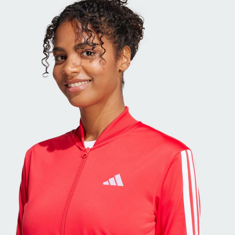 adidas adidas 3S Trainingsanzug Damen - purrub-white - 0 | SportScheck