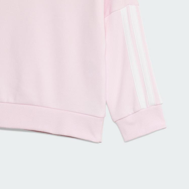 adidas adidas Essentials Kids Jogginganzug Trainingsanzug Kinder - Clear Pink / White / White - 1 | SportScheck