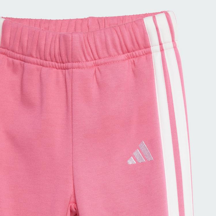 adidas adidas Essentials Kids Jogginganzug Trainingsanzug Kinder - Clear Pink / White / White - 2 | SportScheck