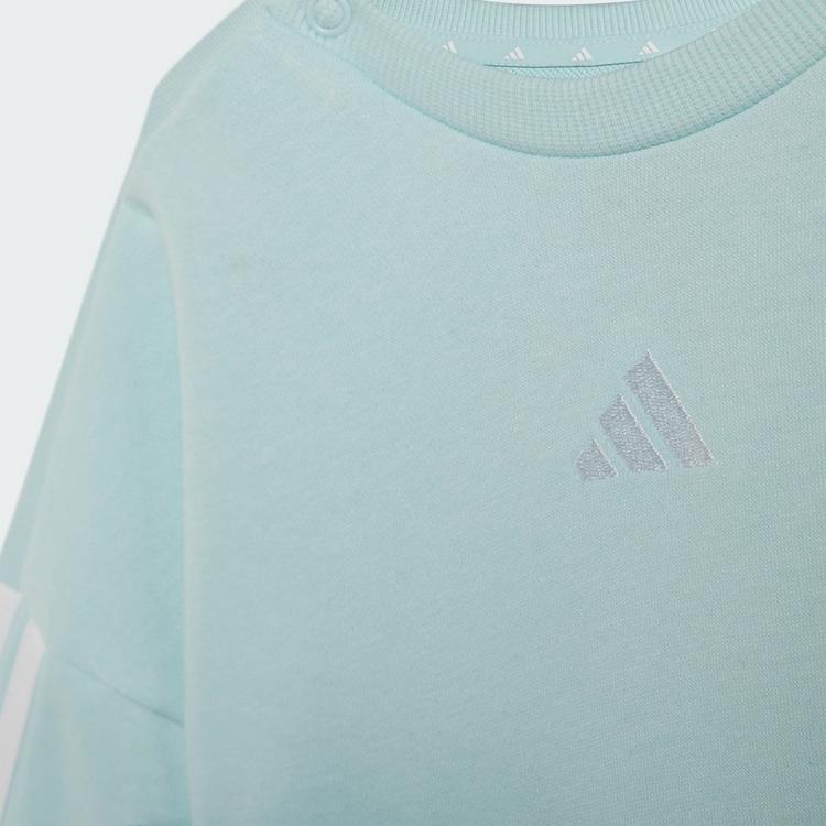 adidas adidas Essentials Kids Jogginganzug Trainingsanzug Kinder - Halo Mint / White - 0 | SportScheck