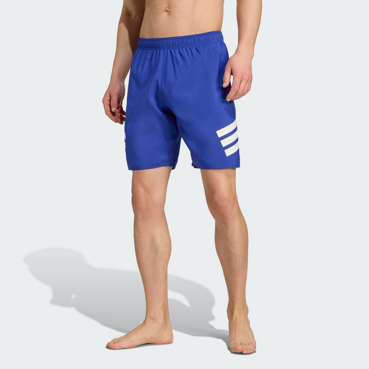 adidas adidas 3-Streifen 8-Inch Badeshorts Badehose Herren - Semi Lucid Blue / White - 0 | SportScheck