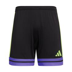adidas Squadra 25 Shorts Fußballshorts Herren Black / Purple Rush / Semi Solar Slime