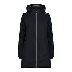 CMP WOMAN COAT ZIP HOOD Funktionsmantel Damen ANTRACITA