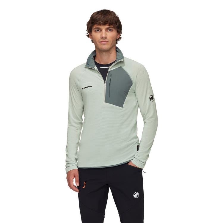 Mammut Mammut Aenergy Light Half Zip Fleecepullover Herren - silver sage-strata - 0 | SportScheck