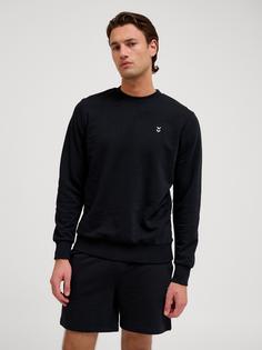 Rückansicht von hummel hmlPULSE SWEAT CREWNECK Funktionssweatshirt Herren DRESS BLUES