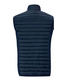 Rückansicht von JAKO Corporate Steppweste Regenjacke Herren blau