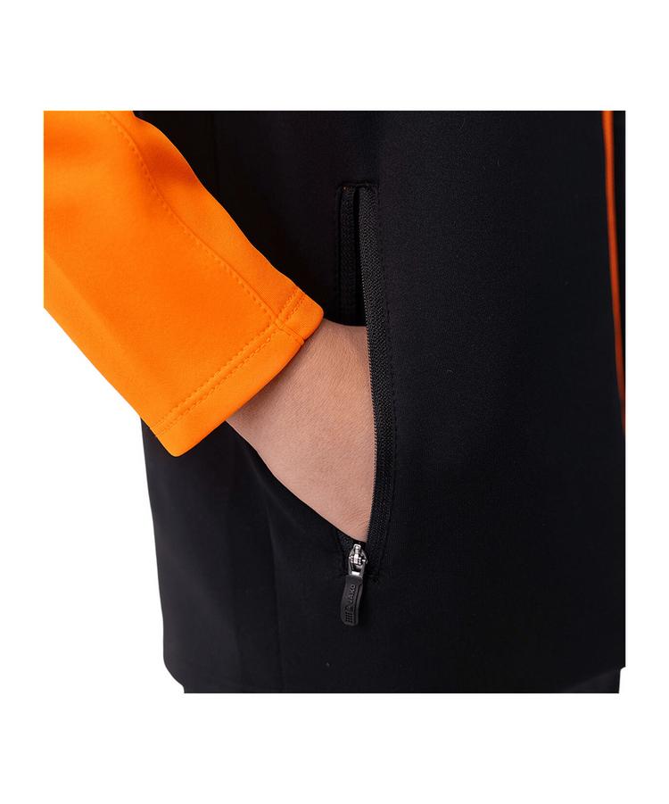 JAKO JAKO Iconic Kapuzenjacke Kids Trainingsjacke Kinder - schwarzorange - 2 | SportScheck