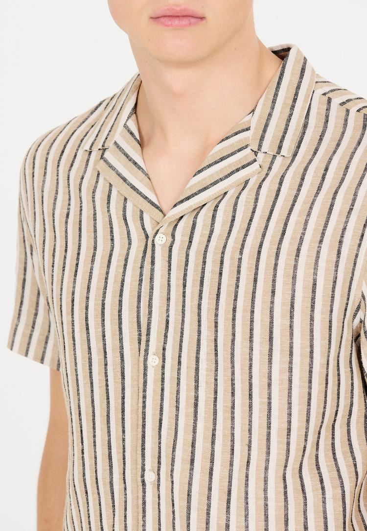 Cruz Cruz Camilo Kurzarmhemd Herren - 1265 Island Fossil - 1 | SportScheck