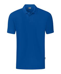 JAKO Organic Polo Shirt Poloshirt Herren blaublau
