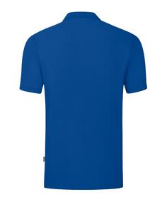 Rückansicht von JAKO Organic Polo Shirt Poloshirt Herren blaublau