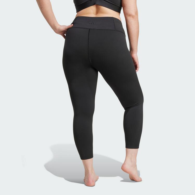 adidas adidas All Me 7/8-Leggings &ndash; Gro&szlig;e Gr&ouml;&szlig;en Leggings Damen - Black / Black - 1 | SportScheck