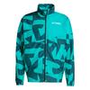 adidas TERREX Multi Printed Windjacke Laufjacke Herren - Pure Teal / Aurora Ivy