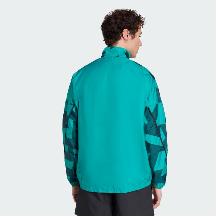 adidas adidas TERREX Multi Printed Windjacke Laufjacke Herren - Pure Teal / Aurora Ivy - 1 | SportScheck