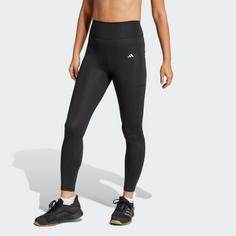 Rückansicht von adidas Optime Stash 7/8-Leggings Leggings Damen Black