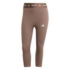 adidas TECHFIT Capri Leggings Leggings Damen Earth Strata