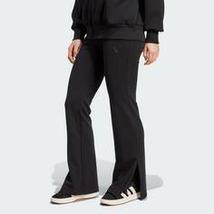 Rückansicht von adidas Soft Lux ausgestellte Hose Trainingshose Damen Black