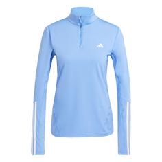 adidas Hyperglam Training Quarter-Zip Oberteil Trainingsanzug Damen Blue Fusion / White