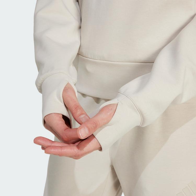 adidas adidas Designed-for-Training entworfenes Sweatshirt Damen - Beige - 1 | SportScheck