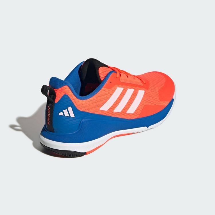 adidas adidas Novaflight 2 Indoor Schuh Hallenschuhe - Team Solar Orange / Zero Metalic / Bright Royal - 4 | SportScheck