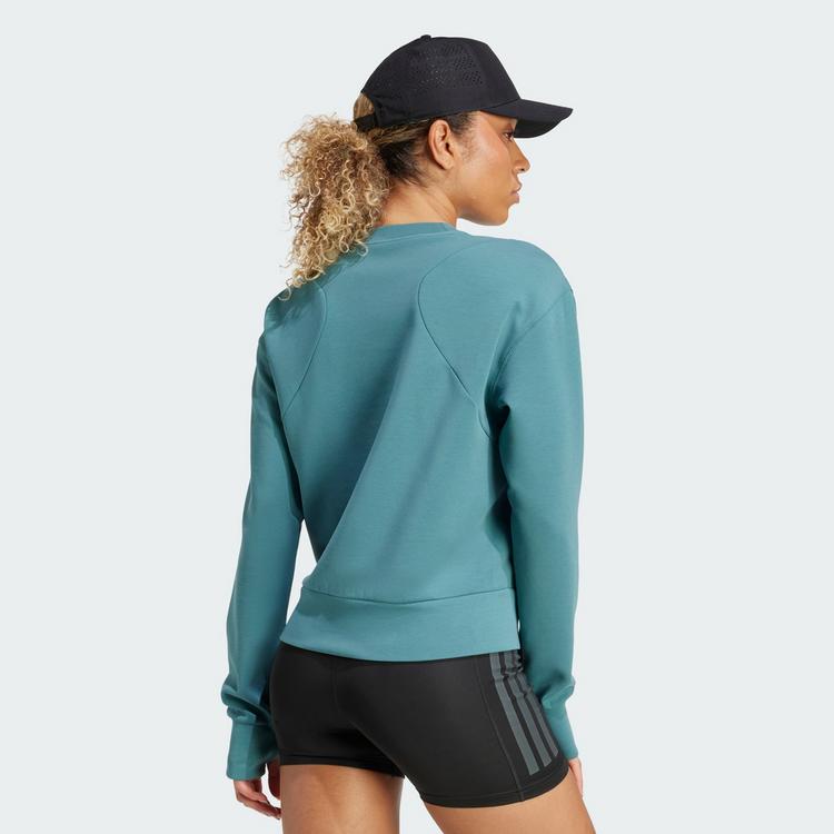 adidas adidas Designed-for-Training entworfenes Sweatshirt Damen - Preloved Teal - 1 | SportScheck