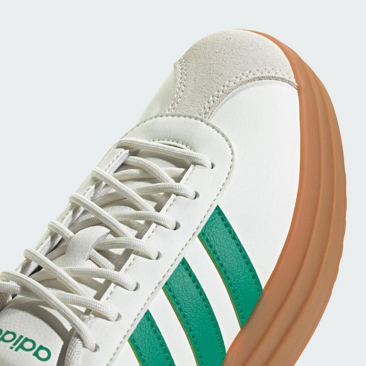 adidas adidas VL Court Bold Schuh Fitnessschuhe Damen - Core White / Court Green / Gold Metallic - 7 | SportScheck