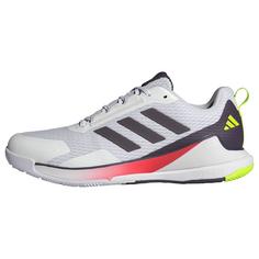 adidas Novaflight 2 Indoor Schuh Hallenschuhe Cloud White / Aurora Met. / Aurora Plum