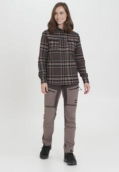 Rückansicht von Whistler Jamba Langarmhemd Damen 1098 Shale Mud