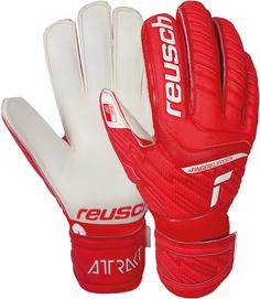 Reusch Attrakt Grip Finger Support Torwarthandschuhe Kinder red / white